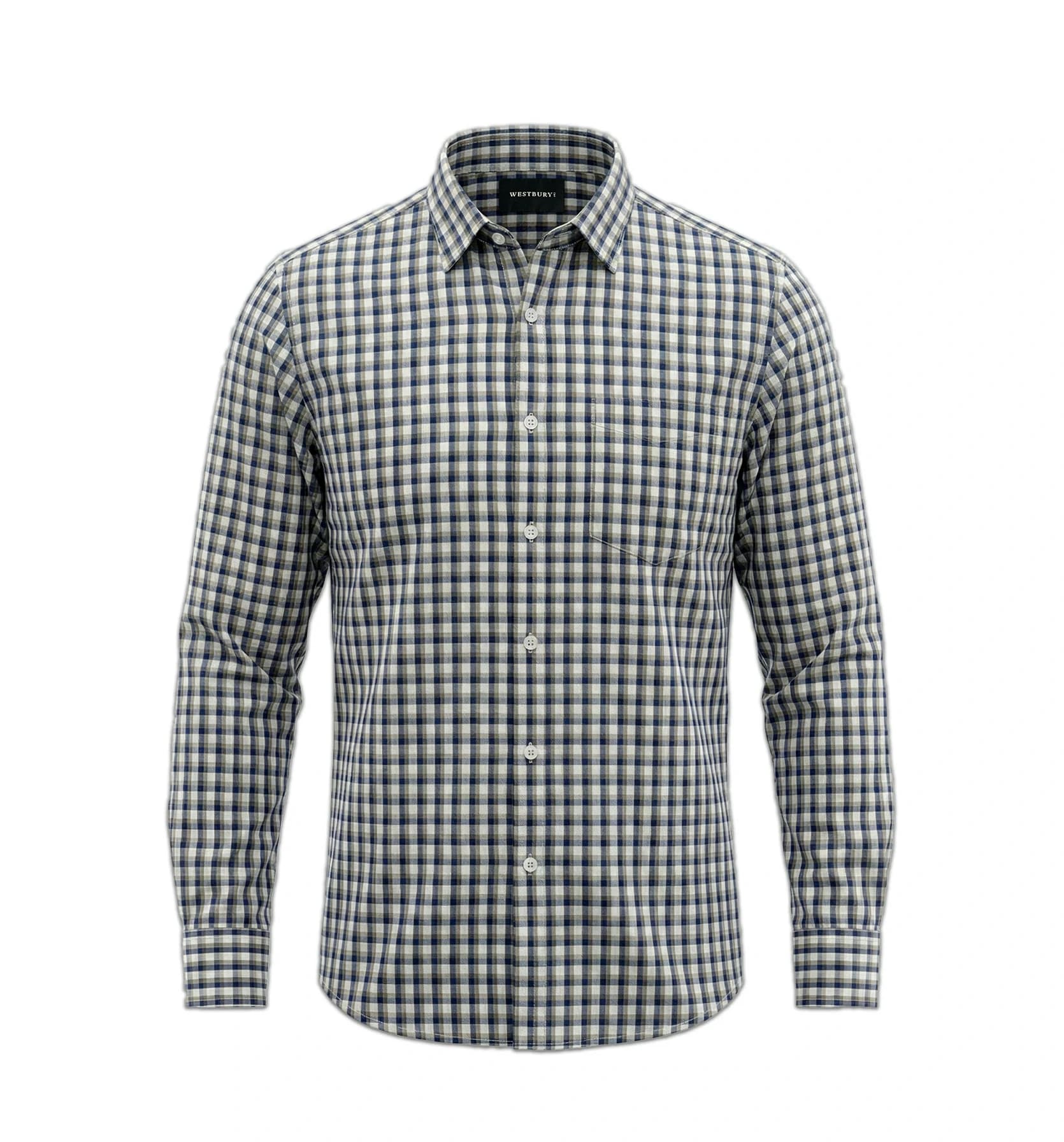 Men’s Cotton Check Shirt – Executive Fit